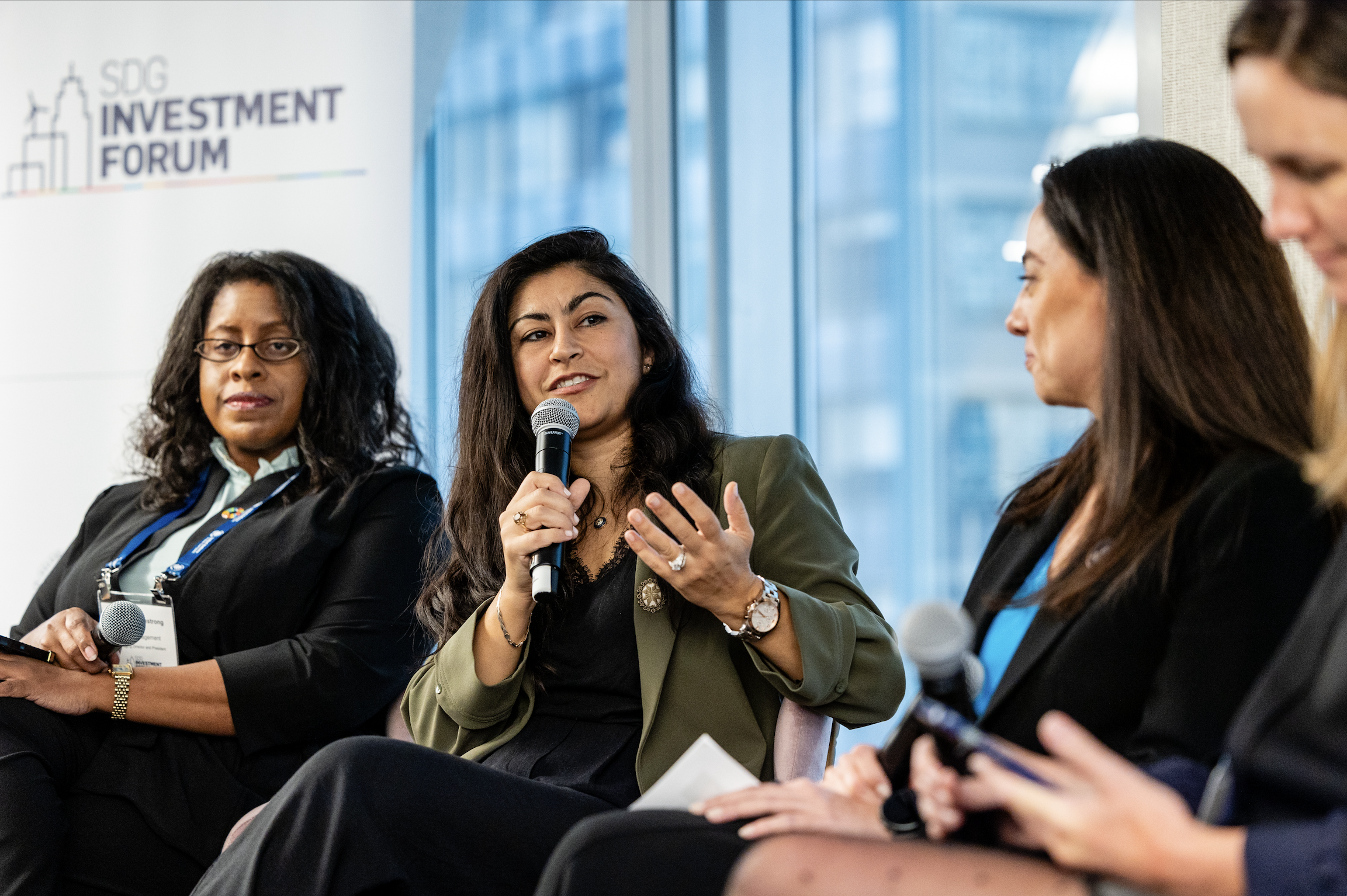 Speakers at SDG Investment Forum